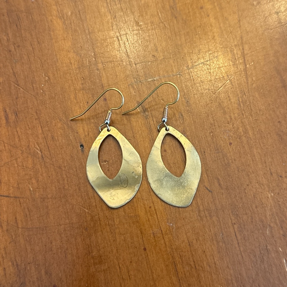 Gold Drop Earrings
